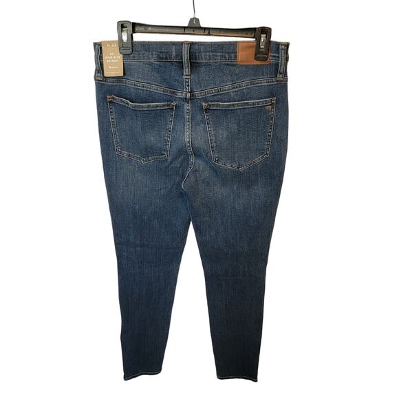 Madewell Medium Wash High Waisted 10 in Classic NWT Skinny Leg Jeans Size 28 - Picture 11 of 11